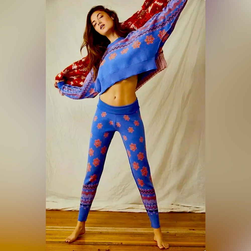 Free People All You Need Pattern Sweater & Pants